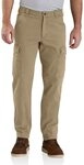 Carhartt Herren Rugged Flex&reg; Relaxed Fit Cargo-Arbeitshose aus Canvas, Dunkles