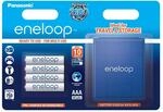 Panasonic eneloop, Ready-to-Use Ni-MH Akku, AAA Micro, 4er Pack inkl. Akkubox, min.