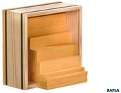KAPLA &ndash; Set mit 40 gelben Baukl&ouml;tzen &ndash; Holzspielzeug, Baukasten, ab 2...