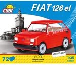 Cars 24531 Kleines FIAT 126P 1994-1999 72 Elements, COBI-24531