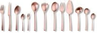 ECHTWERK Tafelbesteck "Avelino", PVD bronze mattiert, 68-teilig, f&uuml;r 12 Personen,