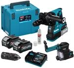makita HR004GM202 Akku-Kombihammer SDS-PLUS 40V max. / 4,0 Ah, 2 Akkus +...