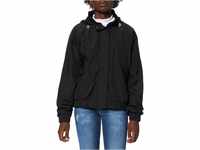 Urban Classics Damen Ladies Oversized Shiny Crinkle Nylon Jacket Jacke, Black, XL