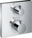 hansgrohe Ecostat Square - Thermostat Unterputz, Armatur mit Sicherheitssperre