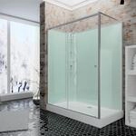 Schulte Komplettdusche Ibiza 120 x 90 cm, Fertigdusche mit Duschwanne,...