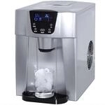 Gino Gelati GG-500 Water Digitaler Eisw&uuml;rfelbereiter mit Eiswasserfunktion