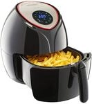 MONZANA Hei&szlig;luftfritteuse 6,5L XXL 9in1 fettarm digitales LED Touch-Display Timer &