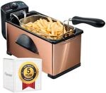 Bestron AF370CO &Ouml;l-Fritteuse mit Kaltzonentechnologie, 3,5 Liter, inklusive