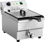 Royal Catering Kommerzielle Fritteuse Kapazit&auml;t 16 l 6000 W 400 V 50-190 &deg;C