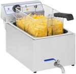 Royal Catering Elektro-Fritteuse Edelstahl (Kapazit&auml;t 17 L, 3.000 W,...