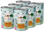 VEGDOG hypoallergenes Nassfutter (6 x 400 g) | Adulte Hunde | ohne Gluten und...