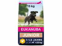 Eukanuba Hundefutter mit frischem Huhn für große Rassen, Premium Trockenfutter für