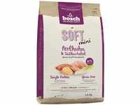 bosch HPC SOFT Mini Perlhuhn & Süßkartoffel | halbfeuchtes Hundefutter für