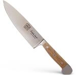 G&Uuml;DE Solingen - kleines Kochmesser geschmiedet, 16 cm, Fasseichenholz, ALPHA