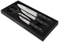 Arcos K&uuml;chenmesser-Set 4-teilig - 3 Chefmesser und 1 Schere aus Edelstahl mit