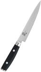 Yaxell Allzweckmesser RAN 69 mit Klinge aus Damaststahl und Griff aus Leinen Micarta