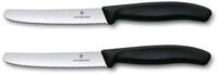 Victorinox | K&uuml;chenmesser-Set | 2 St&uuml;ck Schwarz | Klingenl&auml;nge: 11cm | Extra