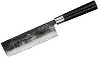 SAMURA Super 5 Professionelles Japanisches K&uuml;chenmesser Nakiri 171mm/6.7 "