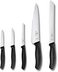 Victorinox Swiss Classic K&uuml;chenmesser Set, K&uuml;chengarnitur, 5-teilig, Extra...