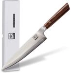zayiko Kasshoku Chefmesser 20 cm aus 67 Lagen Damaststahl mit VG-10 Kern,...