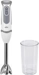 Braun Stabmixer MQ 5200WH - MultiQuick 5 Vario P&uuml;rierstab mit Edelstahl Mixfu&szlig;,