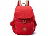 Kipling Damen City Pack Rucksack, Rot (True Red C), 32x37x18.5 cm
