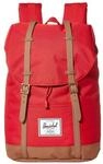 Herschel beil&auml;ufig Rot/Sattelbraun