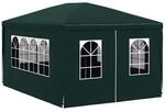 vidaXL Partyzelt 3x4m Gr&uuml;n Pavillon Festzelt Gartenpavillon Gartenzelt Camping