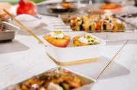 Hecht International Keramik Grillpfanne Ceramico mit Untersetzer und Spatel