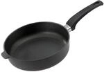 Eurolux Guss-Pfanne Induktion &Oslash; 28 cm - hoher 7.0 cm Rand - gro&szlig;e runde