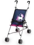 Bayer Design 30154AA Puppenbuggy, Puppenwagen, Doppelr&auml;der, Gurt, leicht faltbar,