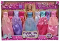 Simba 105733092 - Steffi Love Fashion Deluxe, Spielpuppe im Abendkleid, mit acht