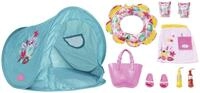 BABY born Urlaubs-Set mit Strandmuschel und Strandbekleidung f&uuml;r 43 cm Puppen,