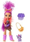 Cave Club GNL84 - Roaralai Puppe (25,4 cm, lila Haar) bewegliche, pr&auml;historische