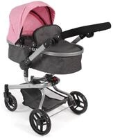 Puppenwagen Yolo, 2in1 Kombipuppenwagen f&uuml;r Kinder von 4 bis 8 Jahren, Melange