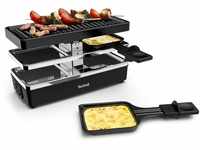Tefal RE2308 Plug & Share Raclette | 400 Watt | 2 Pfännchen + Grillplatte 