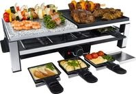 Steba Multi Raclette RC 108 | hochwertige Natursteingrillplatte (25 x 25 cm) 
