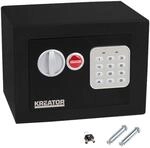 Kreator KRT692007 Minitresor Safe Tresor mit elektronischem Code Zahlenschlo&szlig;
