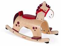 Janod - Holz Schaukelpferd ‘Pony’ - Babyspielzeug - Ideal zum Gleichgewicht