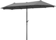 Schneider Sonnenschirm Salerno, anthrazit, 300 x 150 cm, rechteckig, Gestell Stahl,