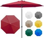 paramondo interpara Sonnenschirm aus 230 g/㎡ Polyesterfaser, Rund &Oslash; 3,5 m,