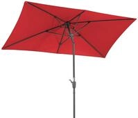 Schneider Sonnenschirm Tunis, rot, 270 x 150 cm rechteckig, Gestell Stahl, 742-77,
