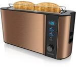 Arendo - Automatik Toaster Langschlitz - Defrost Funktion - W&auml;rmeisolierendes