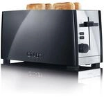 Graef TO 102 Toaster 1380 W, Schwarz, Aluminium, Edelstahl, Drehkn&ouml;pfe, 1380...