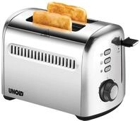Unold 38326 Toaster 2er Retro - 2 Scheiben-Toaster, Retro, Edelstahl, 4 Funktionen,