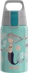 SIGG Shield One Atlantis Kinder Trinkflasche (0.5 L), Edelstahl Kinderflasche mit