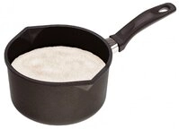 AMT Gastroguss Milchtopf, &Oslash; 18 cm, 10 cm hoch, So&szlig;entopf mit festem Stiel, nicht