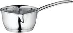 K&uuml;chenprofi Stielkasserolle 18cm, 1,5 Liter | rostfreier Edelstahl 