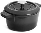 Woll Iron Gusseisen Topf mit Deckel und Silikongriffen - Induktiv -, &Oslash; 20 cm -