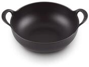 Le Creuset Balti Dish aus Gusseisen, 24 cm, 2,7 Liter, Schwarz matt, 20142240000460
